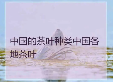 茶叶种类和味道